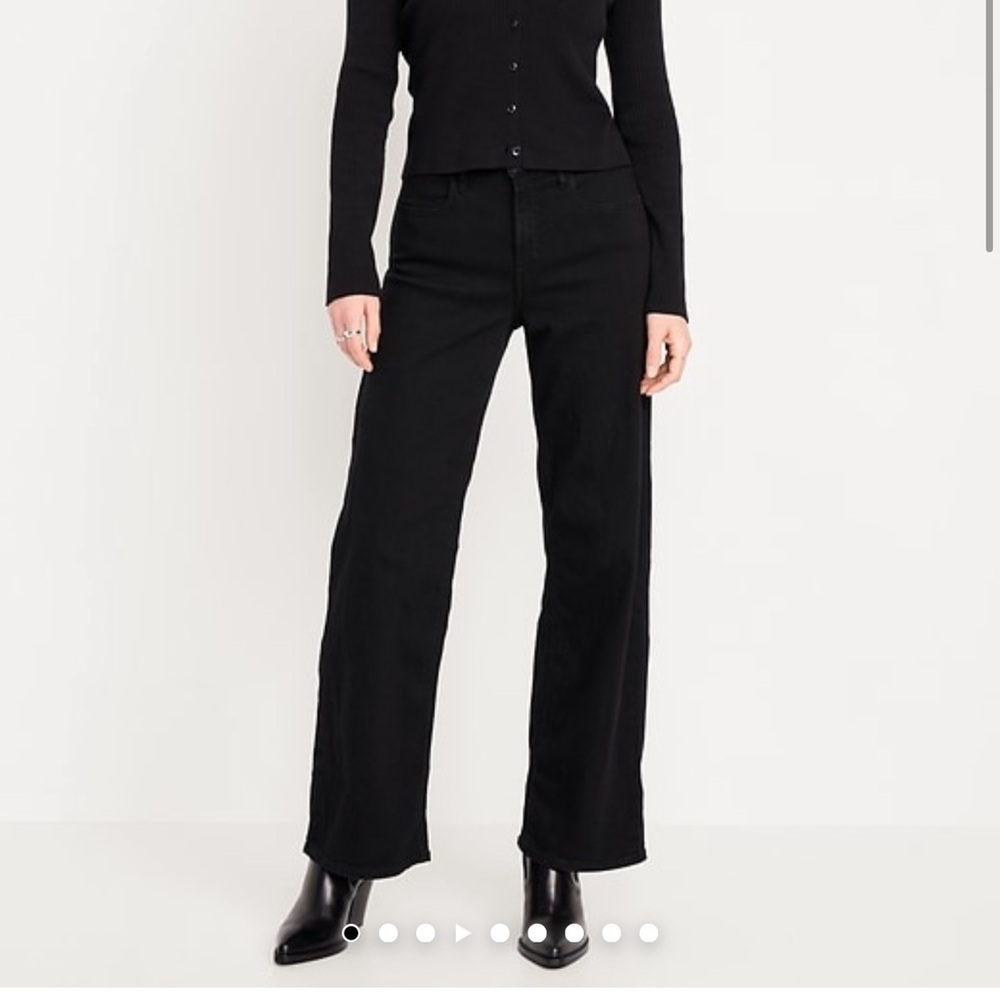 High-waisted Wow Wide Leg Jeans